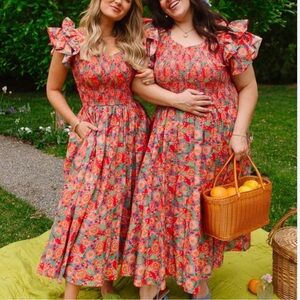 Ivy City Hattie Dress Poppy